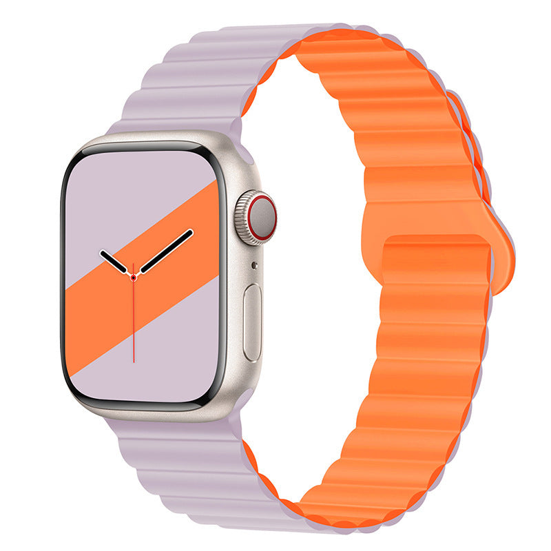 Premium Silicone Full Magnetic Apple Watch Strap