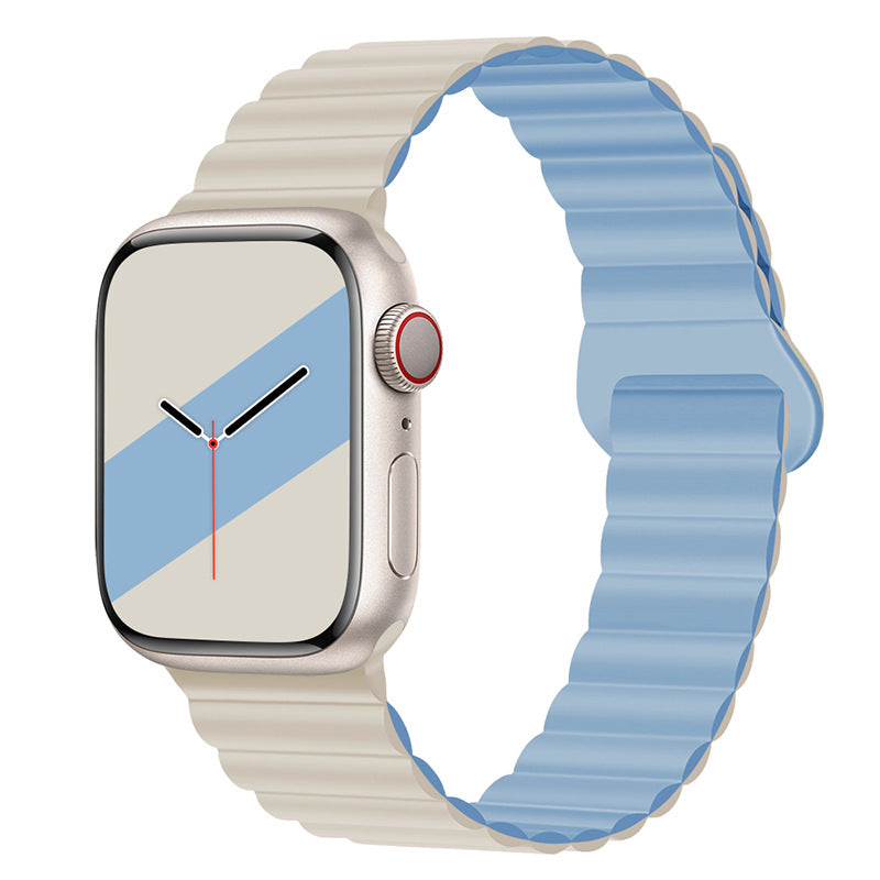 Premium Silicone Full Magnetic Apple Watch Strap