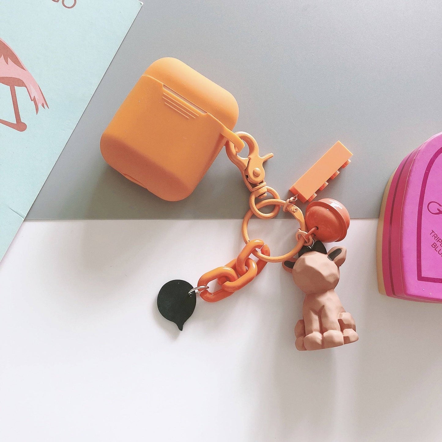 Diamond block animal Apple AirPods Case