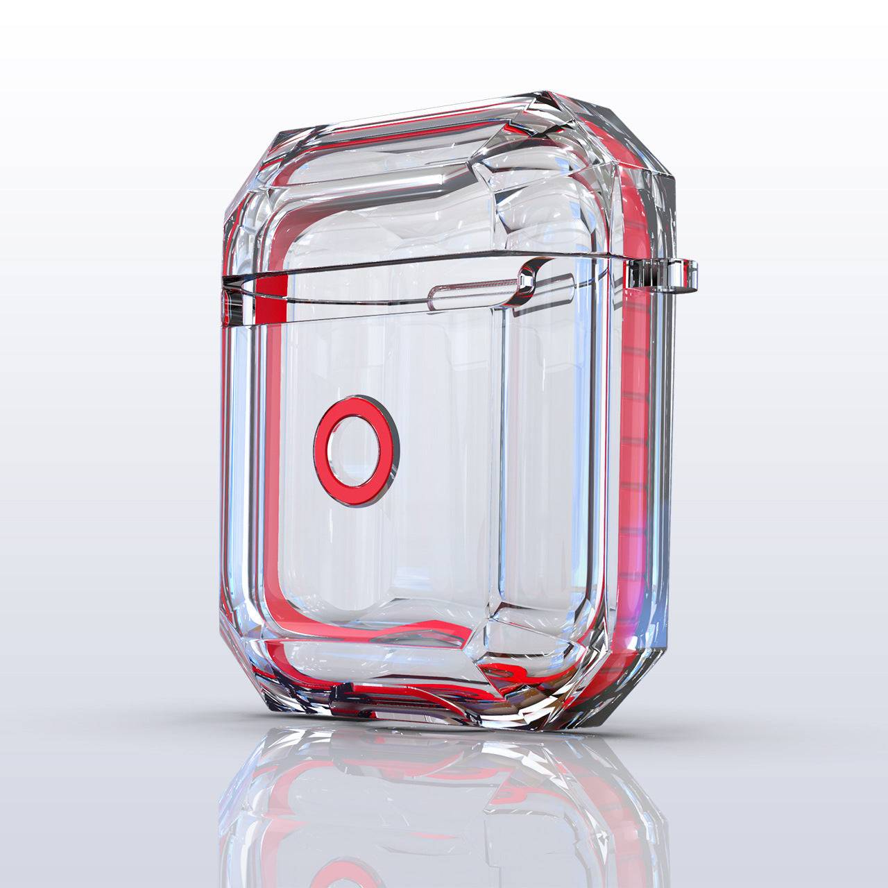 Two-Color Transparent Apple AirPods Case