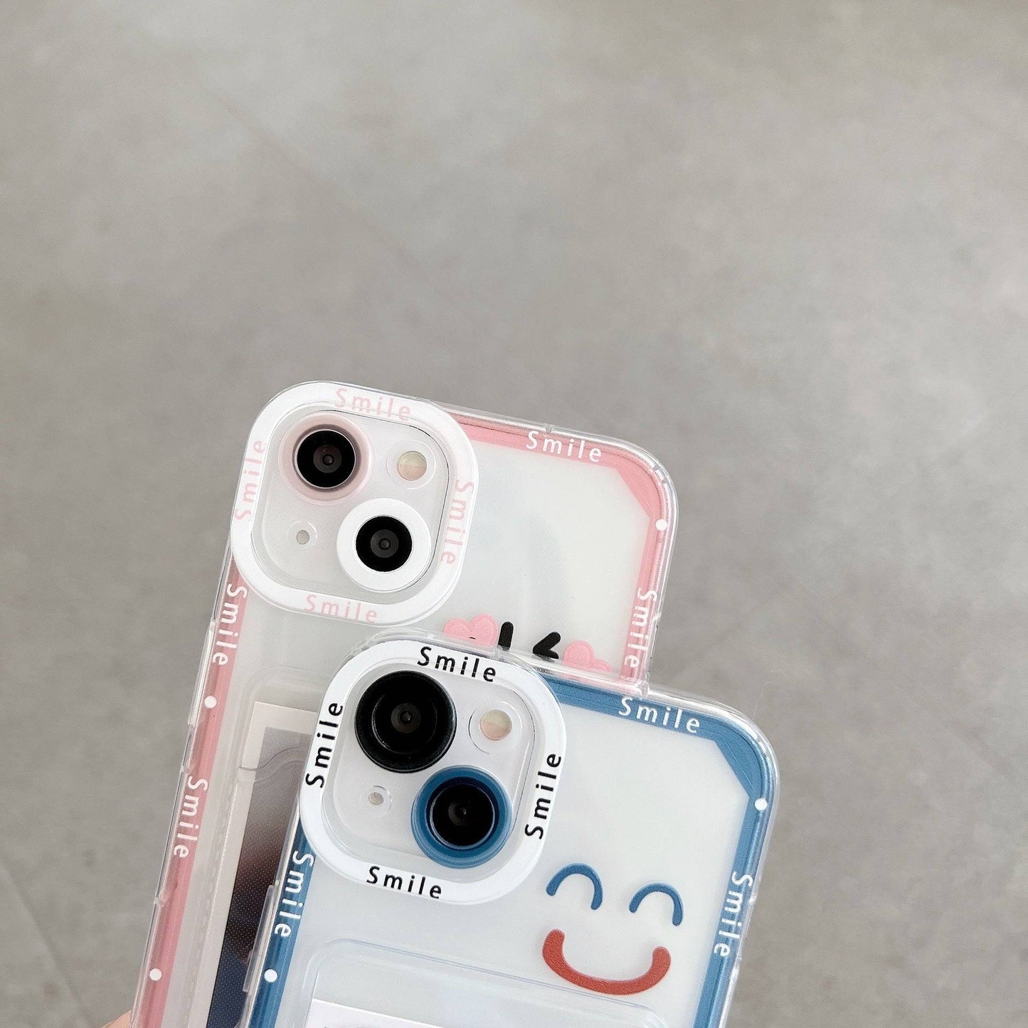 Transparent Smile iPhone Protective Case