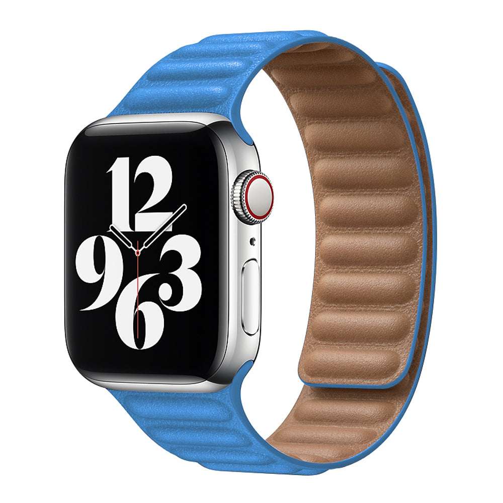 CASYFiE Two-section Leather Apple Watch Strap