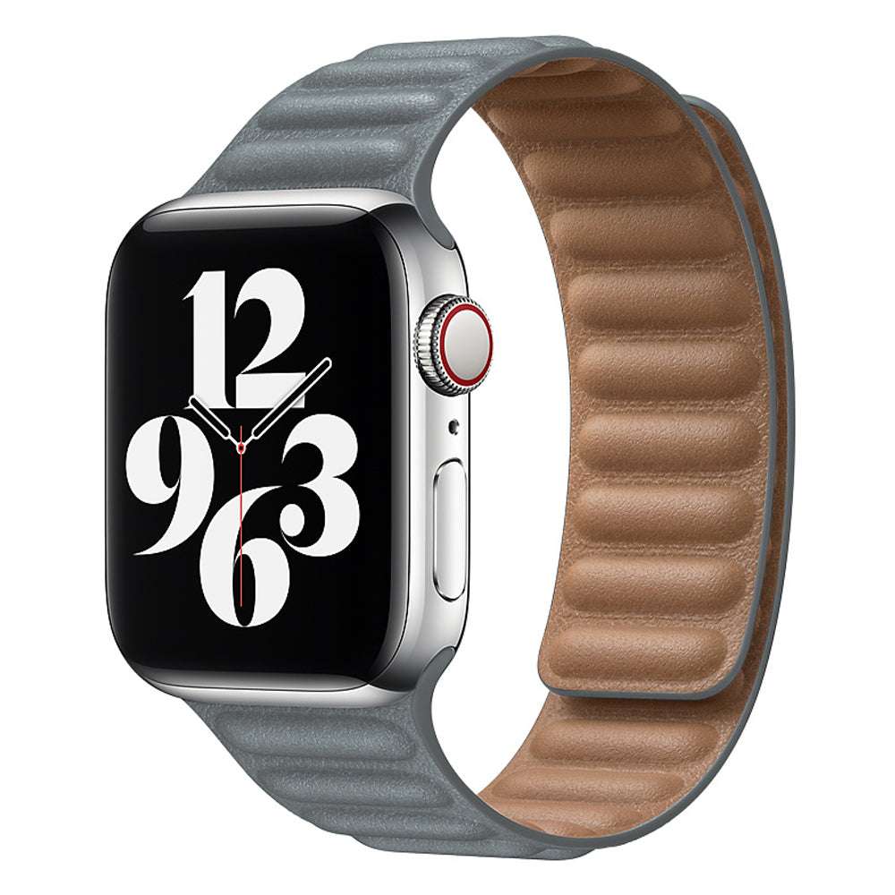 CASYFiE Two-section Leather Apple Watch Strap