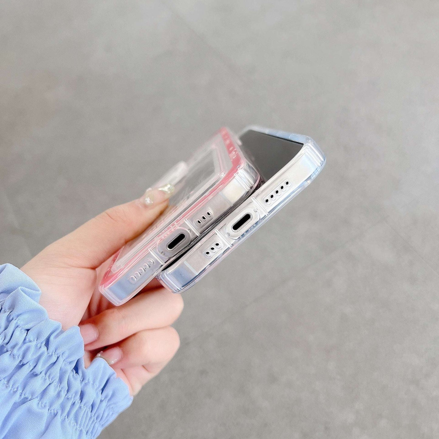 Transparent Smile iPhone Protective Case