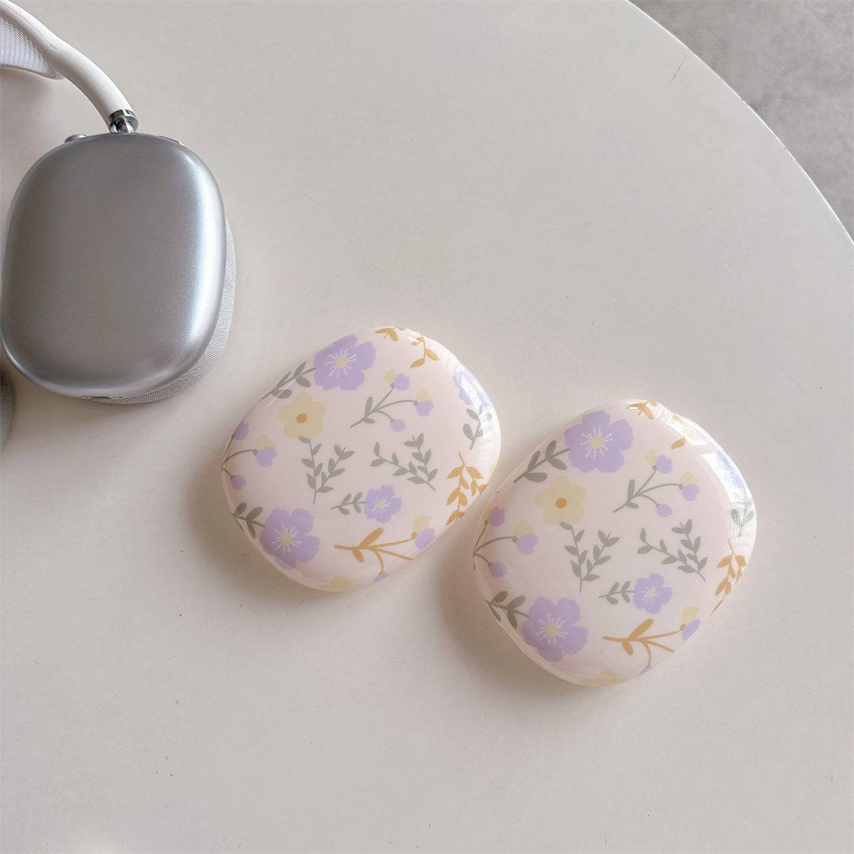 Purple Floral Apple AirPods Max Case