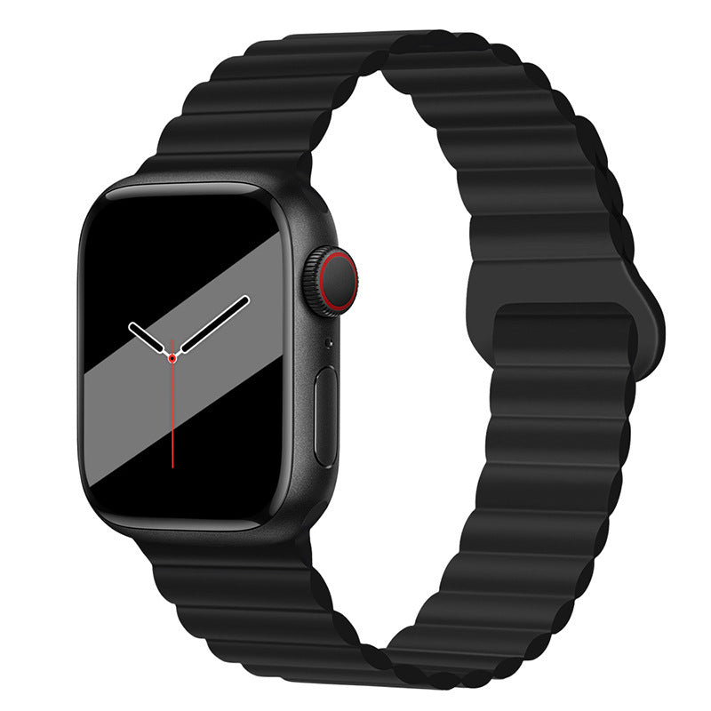 Premium Silicone Full Magnetic Apple Watch Strap