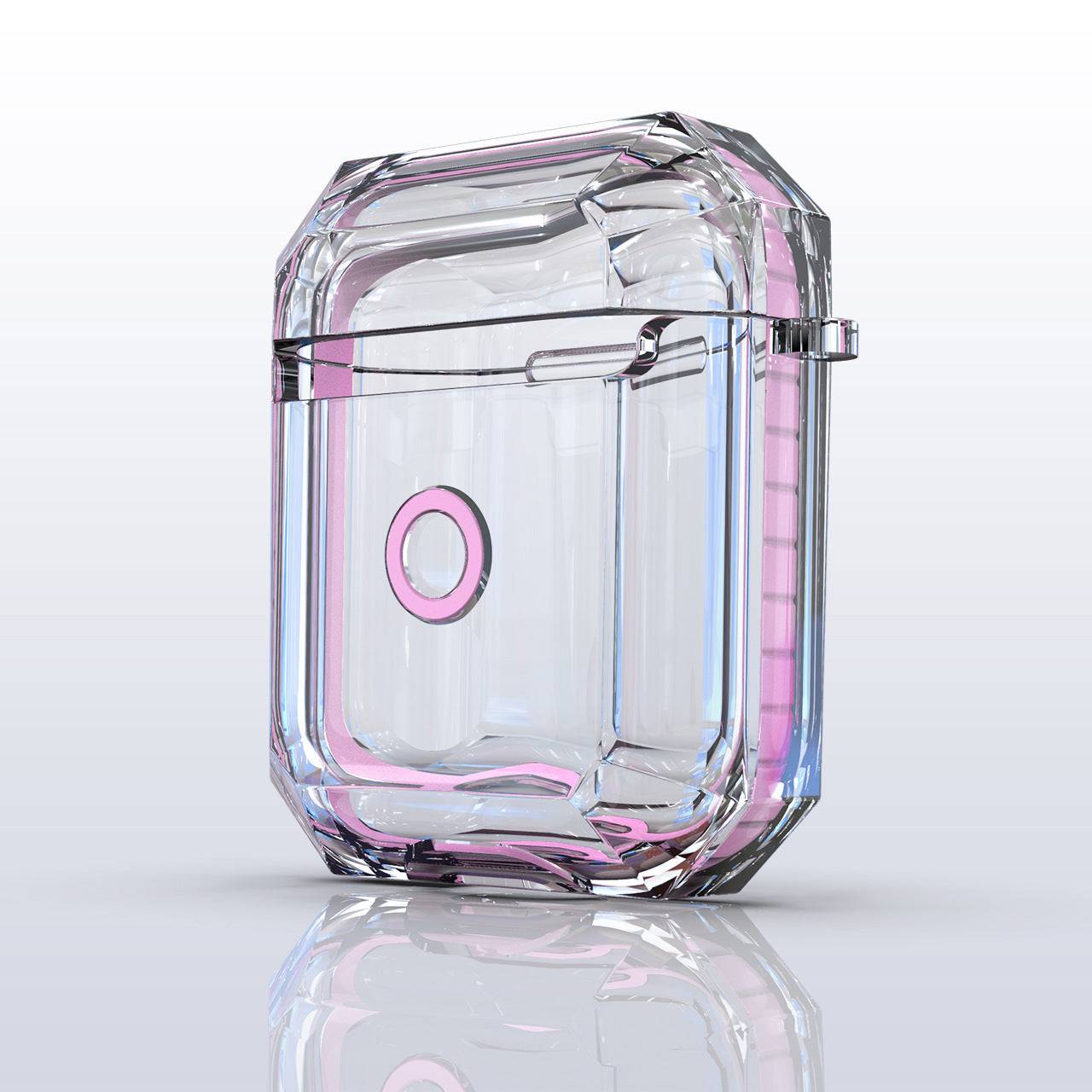 Two-Color Transparent Apple AirPods Case