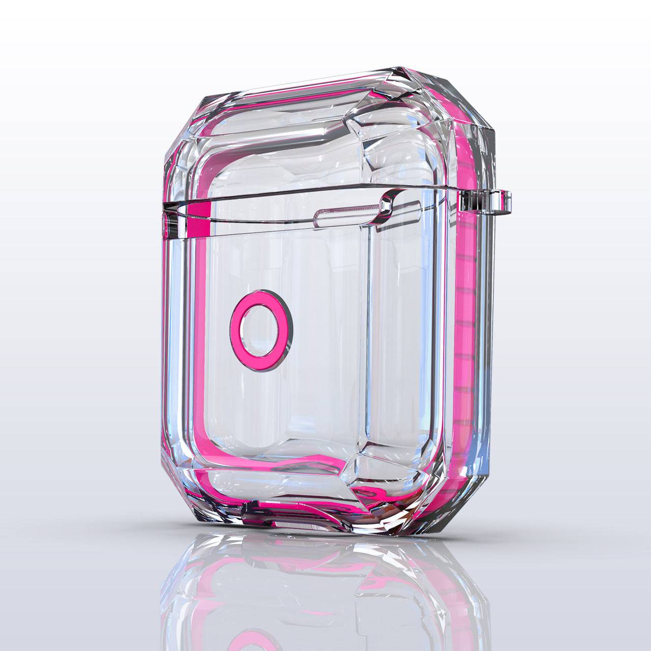 Two-Color Transparent Apple AirPods Case