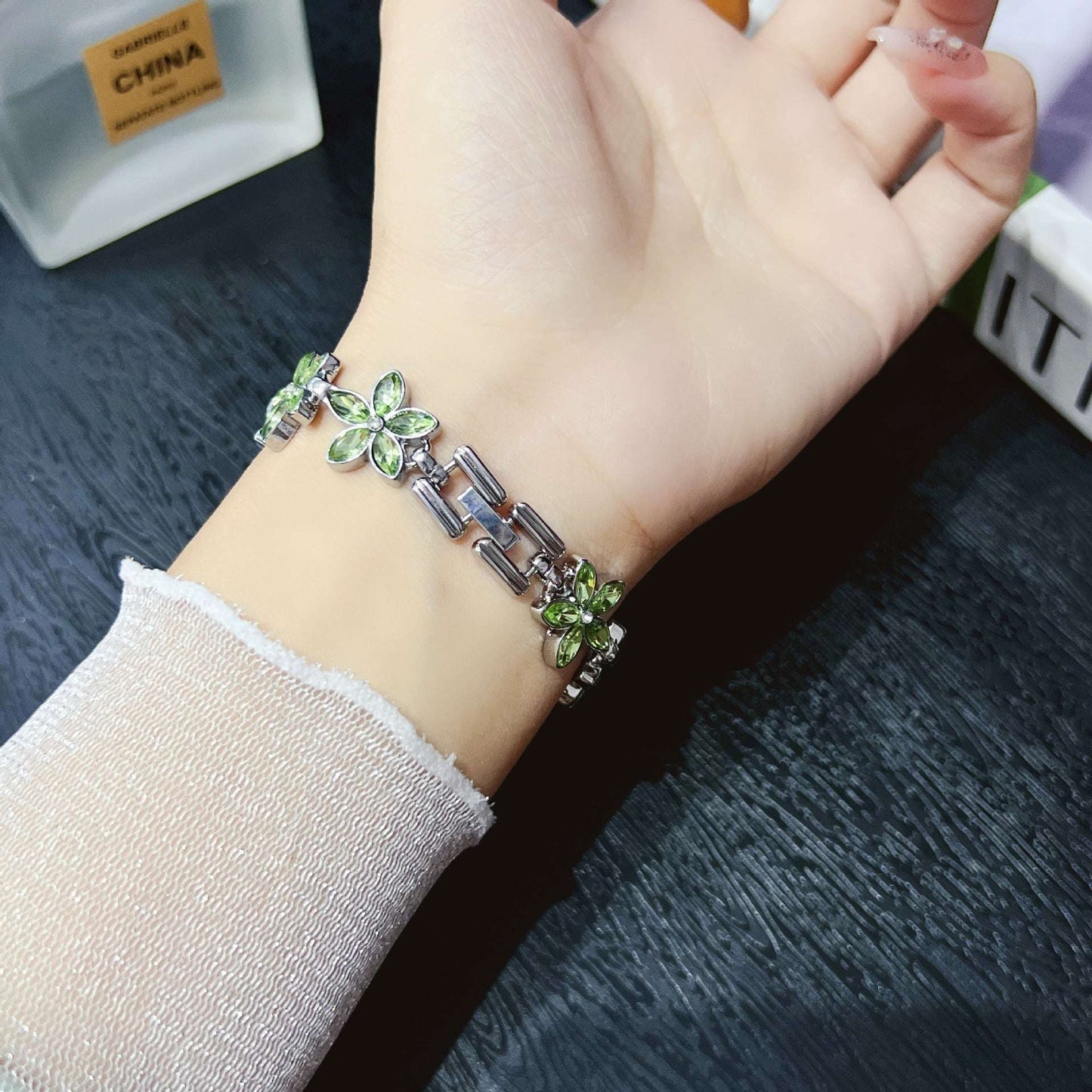 Flower Metal Apple Watch Strap For Her