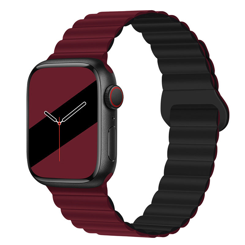 Premium Silicone Full Magnetic Apple Watch Strap