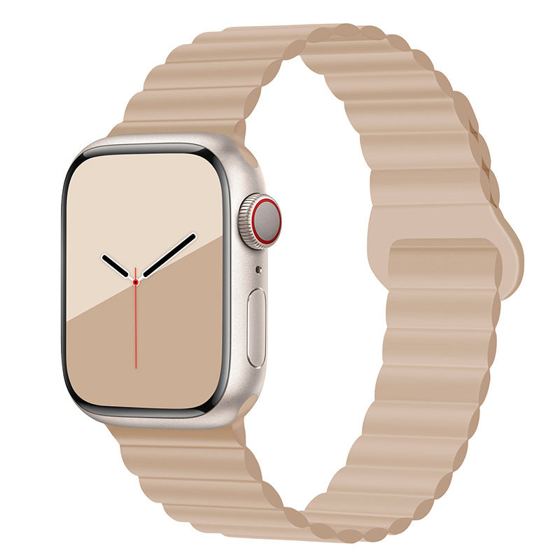 Premium Silicone Full Magnetic Apple Watch Strap