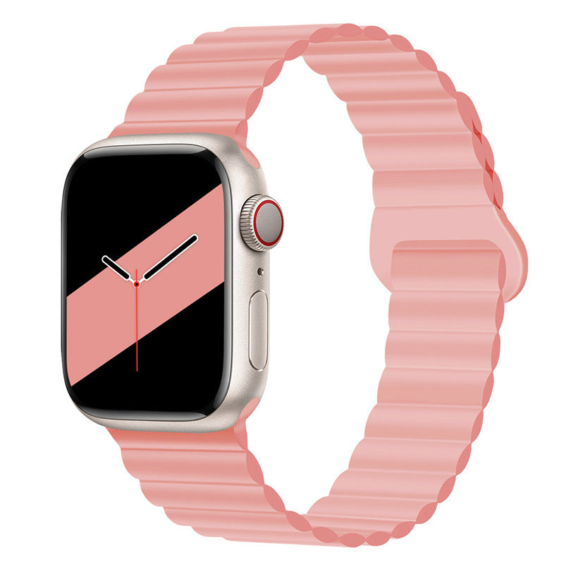 Premium Silicone Full Magnetic Apple Watch Strap