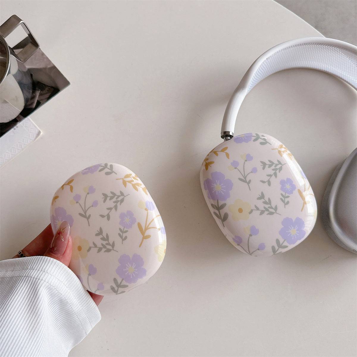 Purple Floral Apple AirPods Max Case