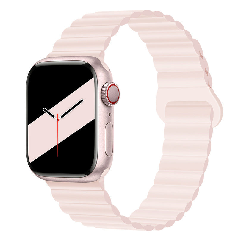 Premium Silicone Full Magnetic Apple Watch Strap