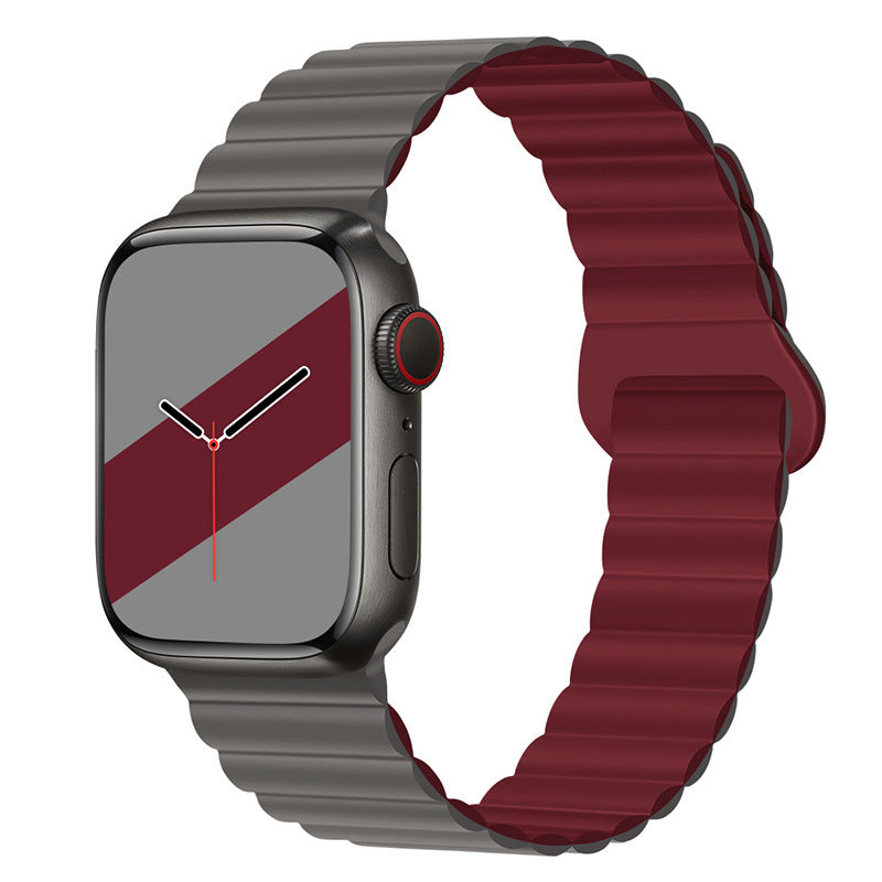 Premium Silicone Full Magnetic Apple Watch Strap