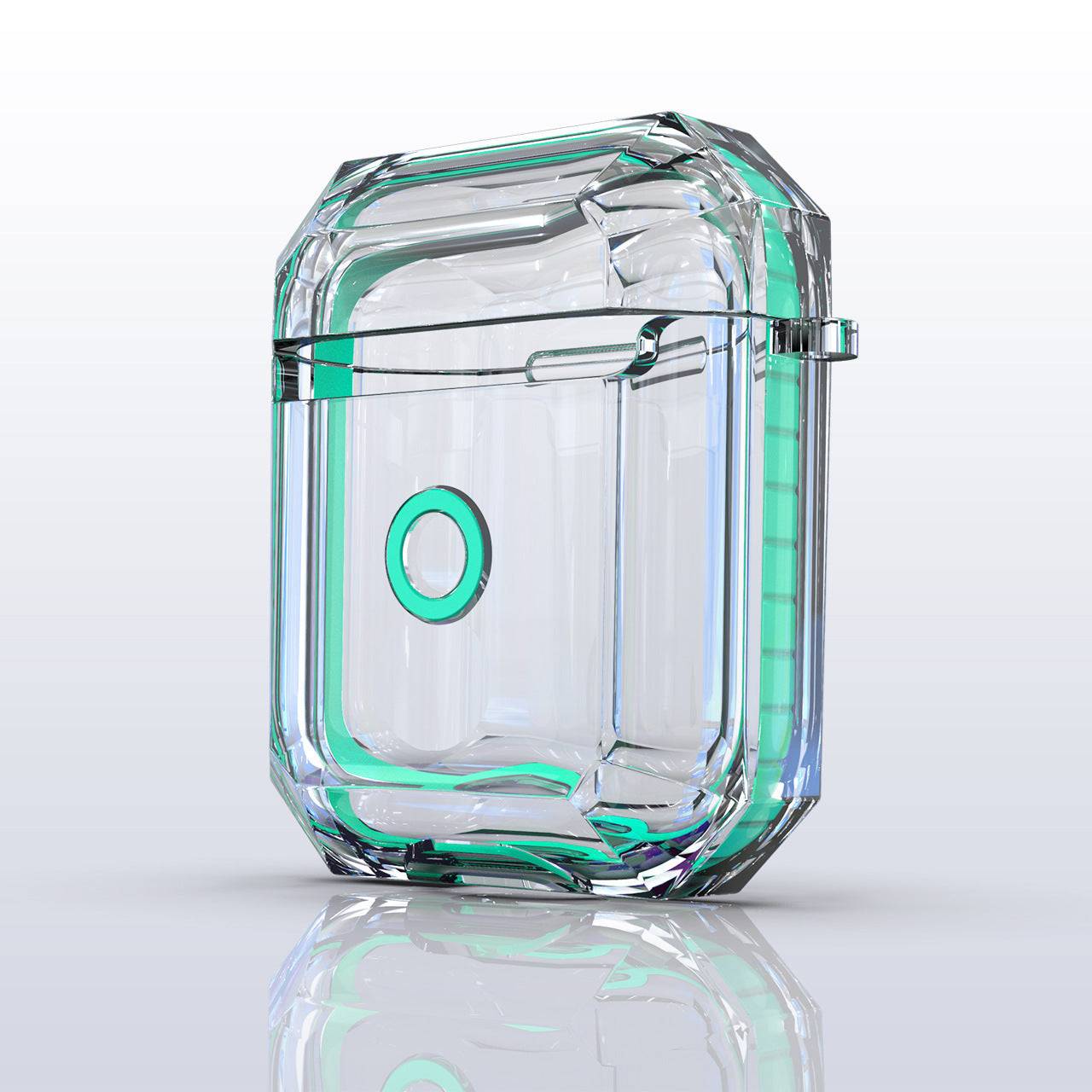 Two-Color Transparent Apple AirPods Case