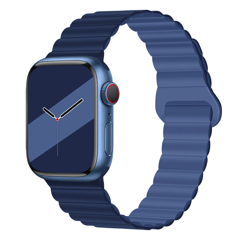 Premium Silicone Full Magnetic Apple Watch Strap