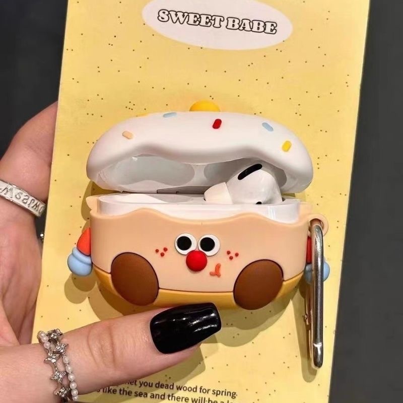 Cute Small Cake Apple AirPods Case
