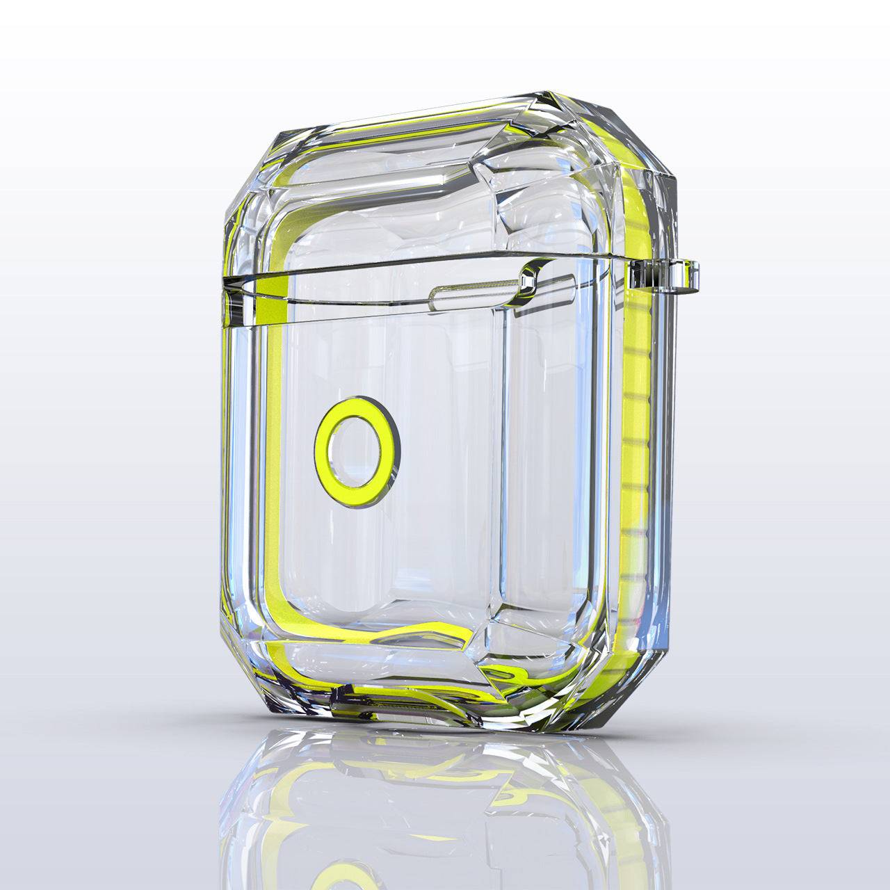 Two-Color Transparent Apple AirPods Case