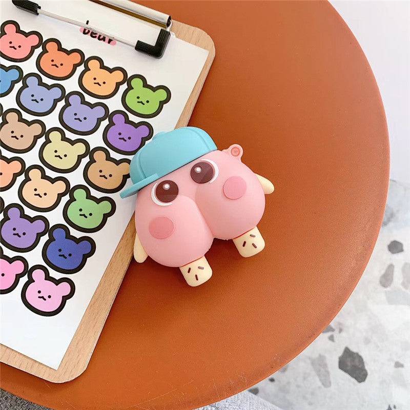 Cartoon butt Apple AirPods Case