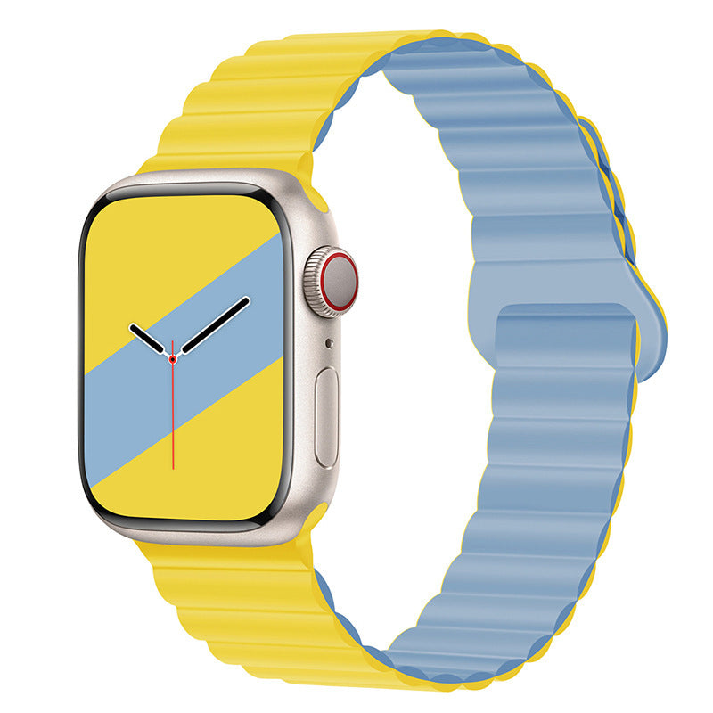 Premium Silicone Full Magnetic Apple Watch Strap