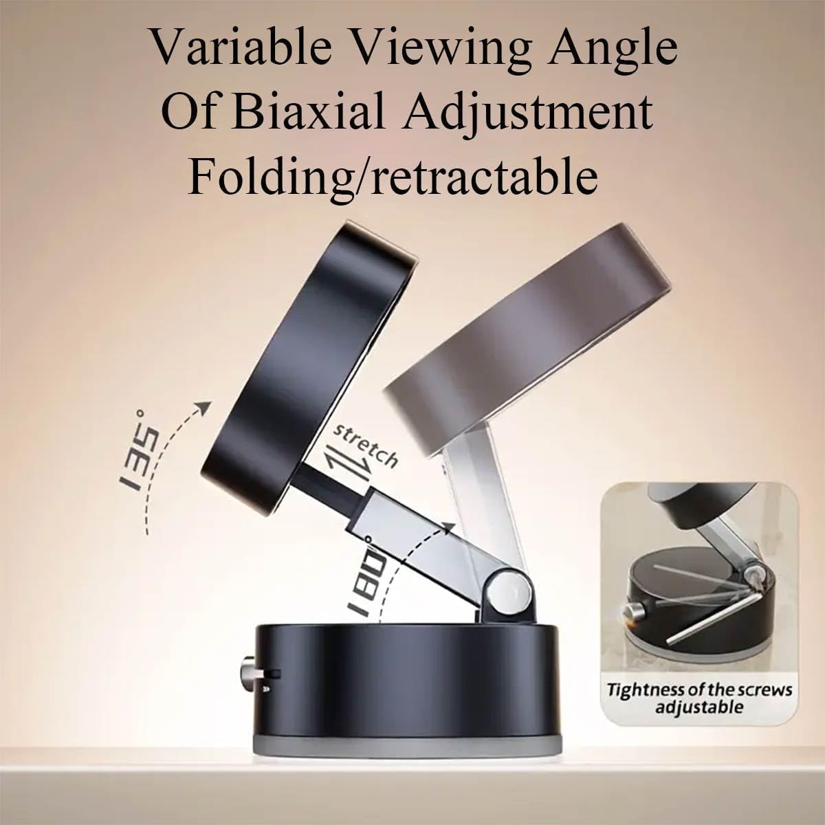 Foldable Magnetic Vacuum Phone Holder