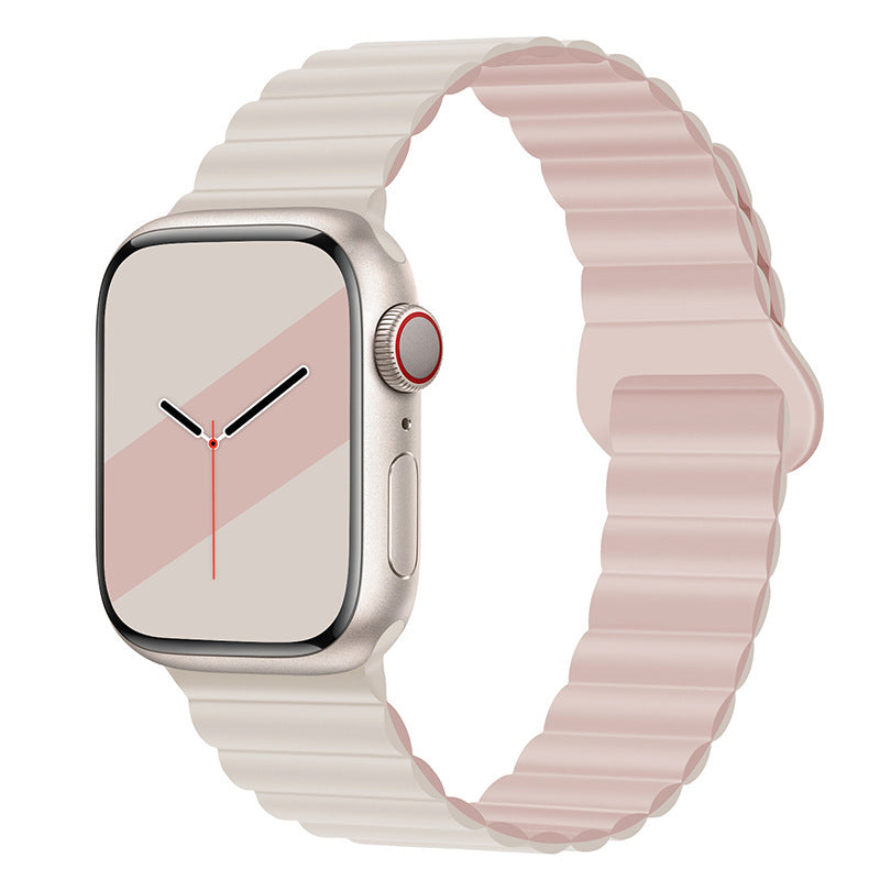 Premium Silicone Full Magnetic Apple Watch Strap