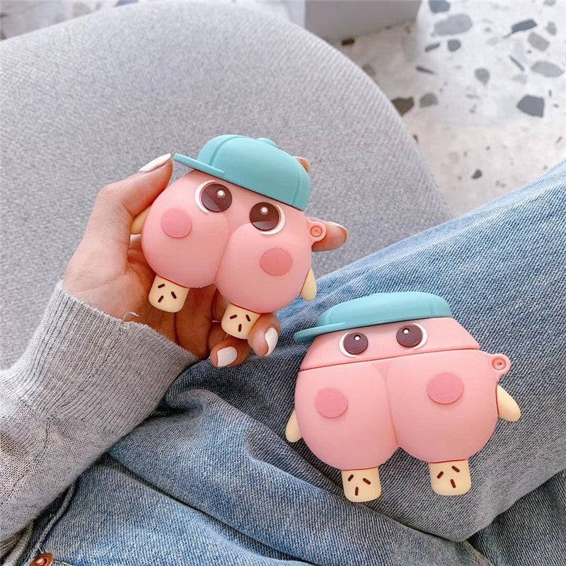 Cartoon butt Apple AirPods Case