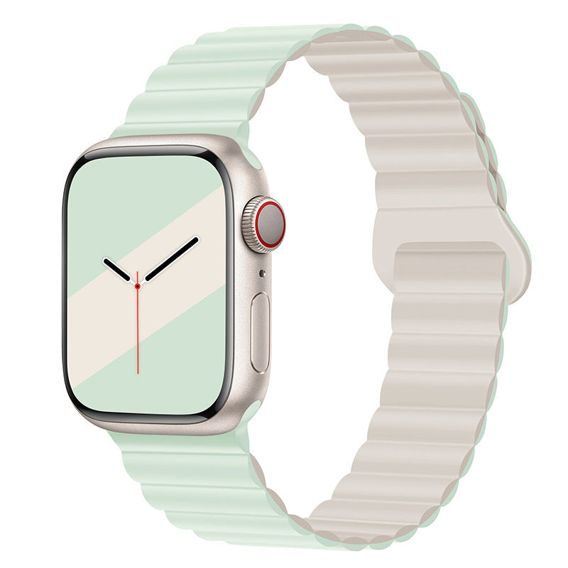 Premium Silicone Full Magnetic Apple Watch Strap