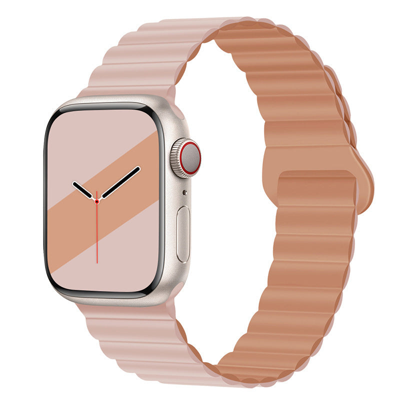 Premium Silicone Full Magnetic Apple Watch Strap
