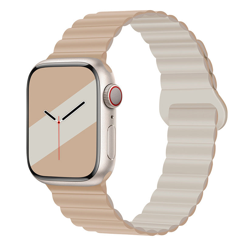 Premium Silicone Full Magnetic Apple Watch Strap