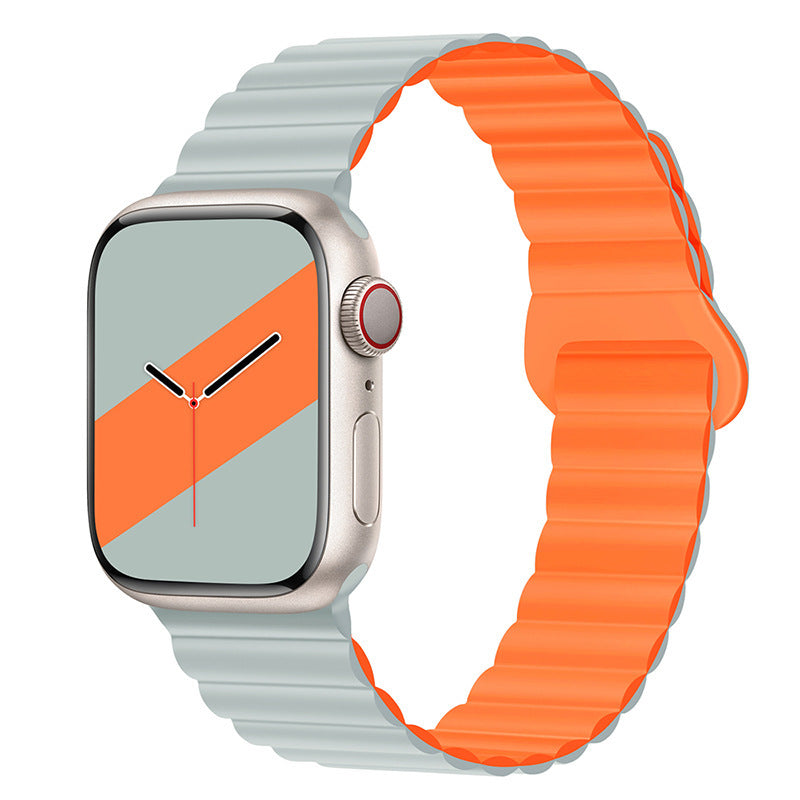 Premium Silicone Full Magnetic Apple Watch Strap