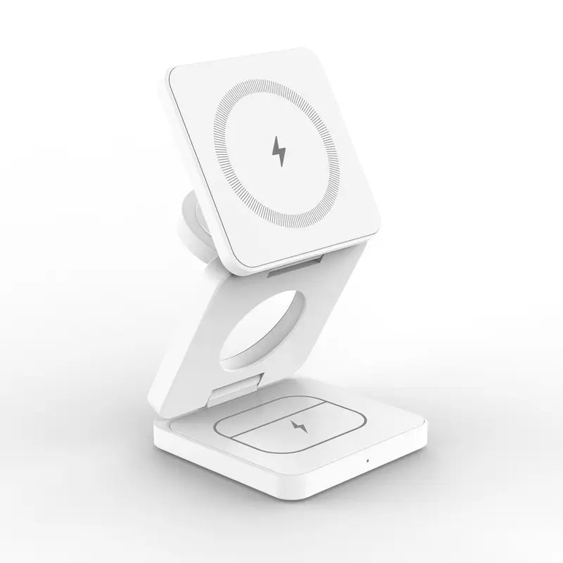 3 in 1 Foldable Magnetic Portable Wireless Charger