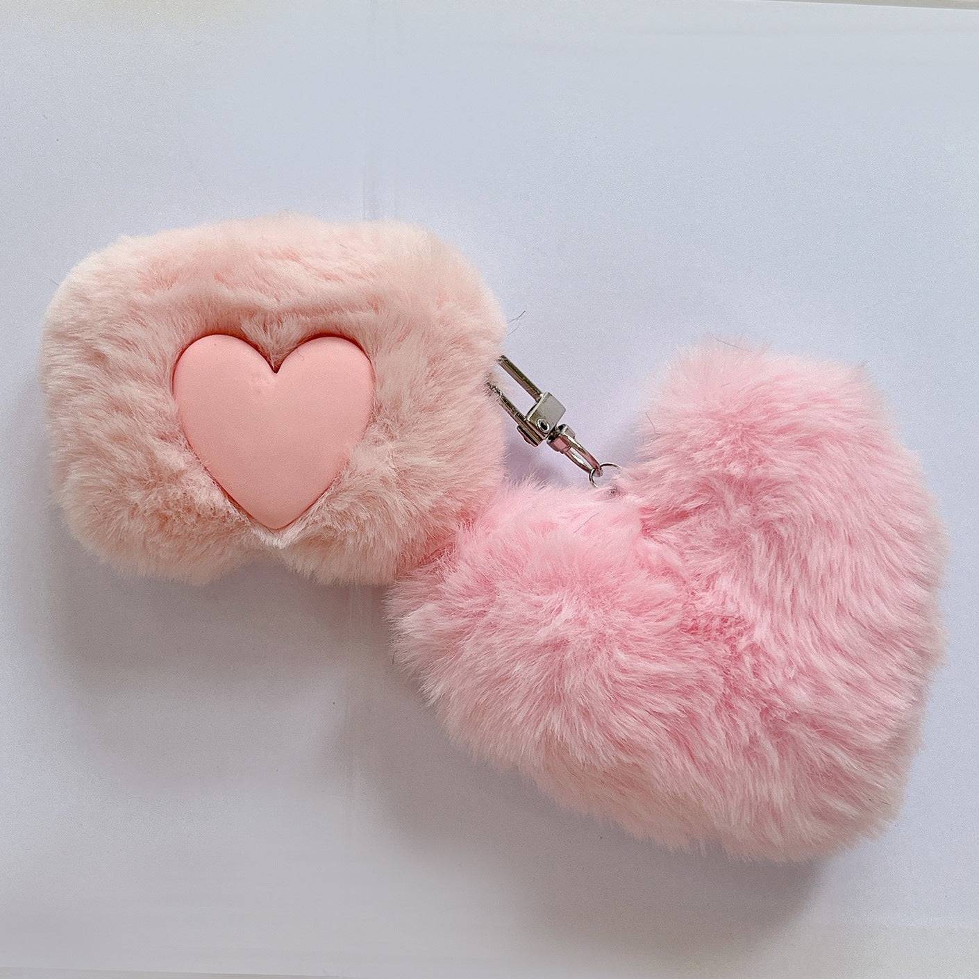 Plush Heart Apple AirPods Case