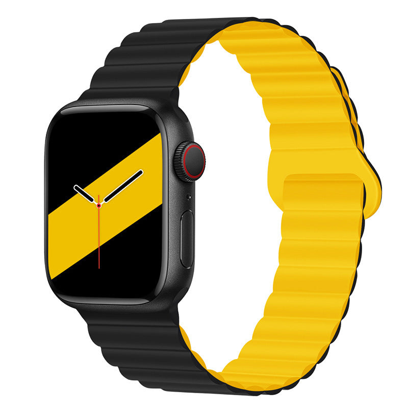 Premium Silicone Full Magnetic Apple Watch Strap