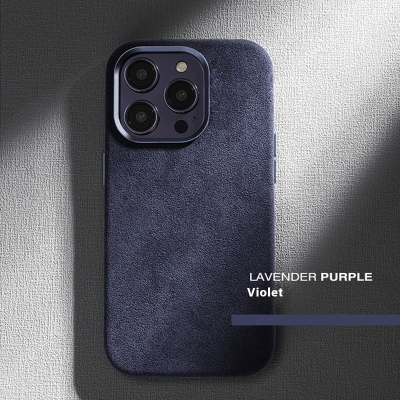 High-Grade Suede Apple iPhone Case