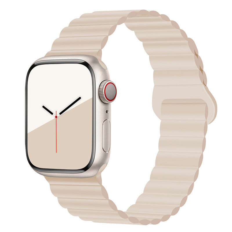 Premium Silicone Full Magnetic Apple Watch Strap