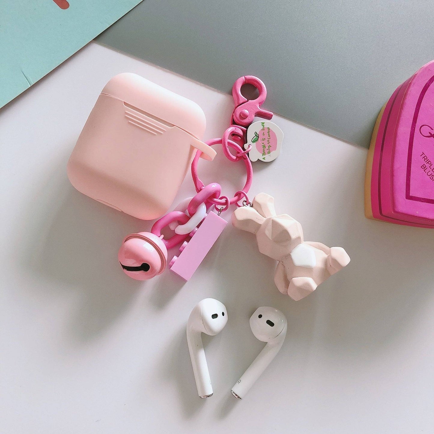 Diamond block animal Apple AirPods Case