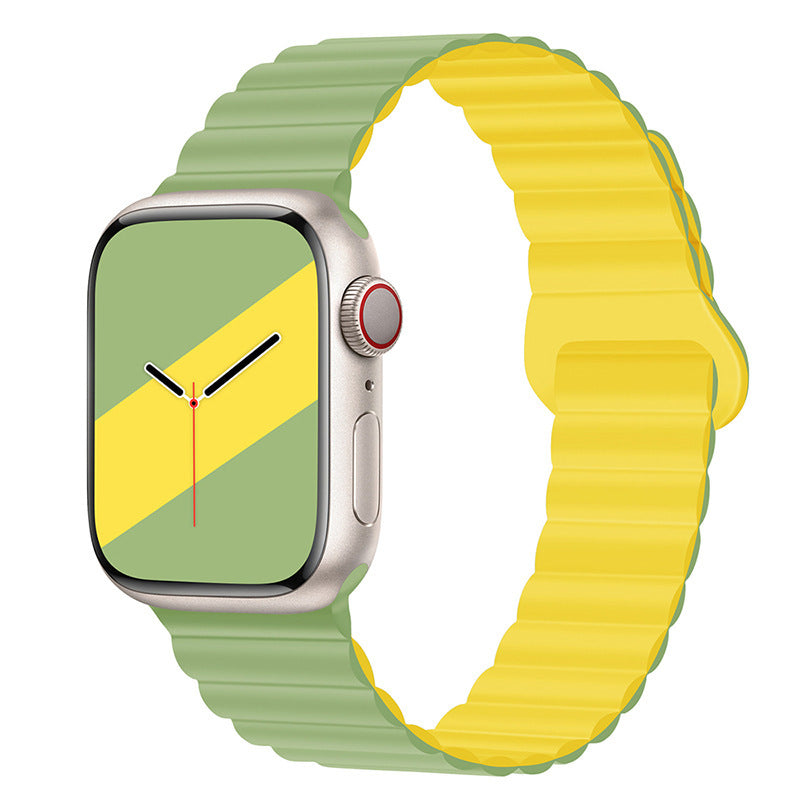 Premium Silicone Full Magnetic Apple Watch Strap