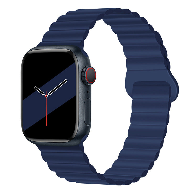 Premium Silicone Full Magnetic Apple Watch Strap
