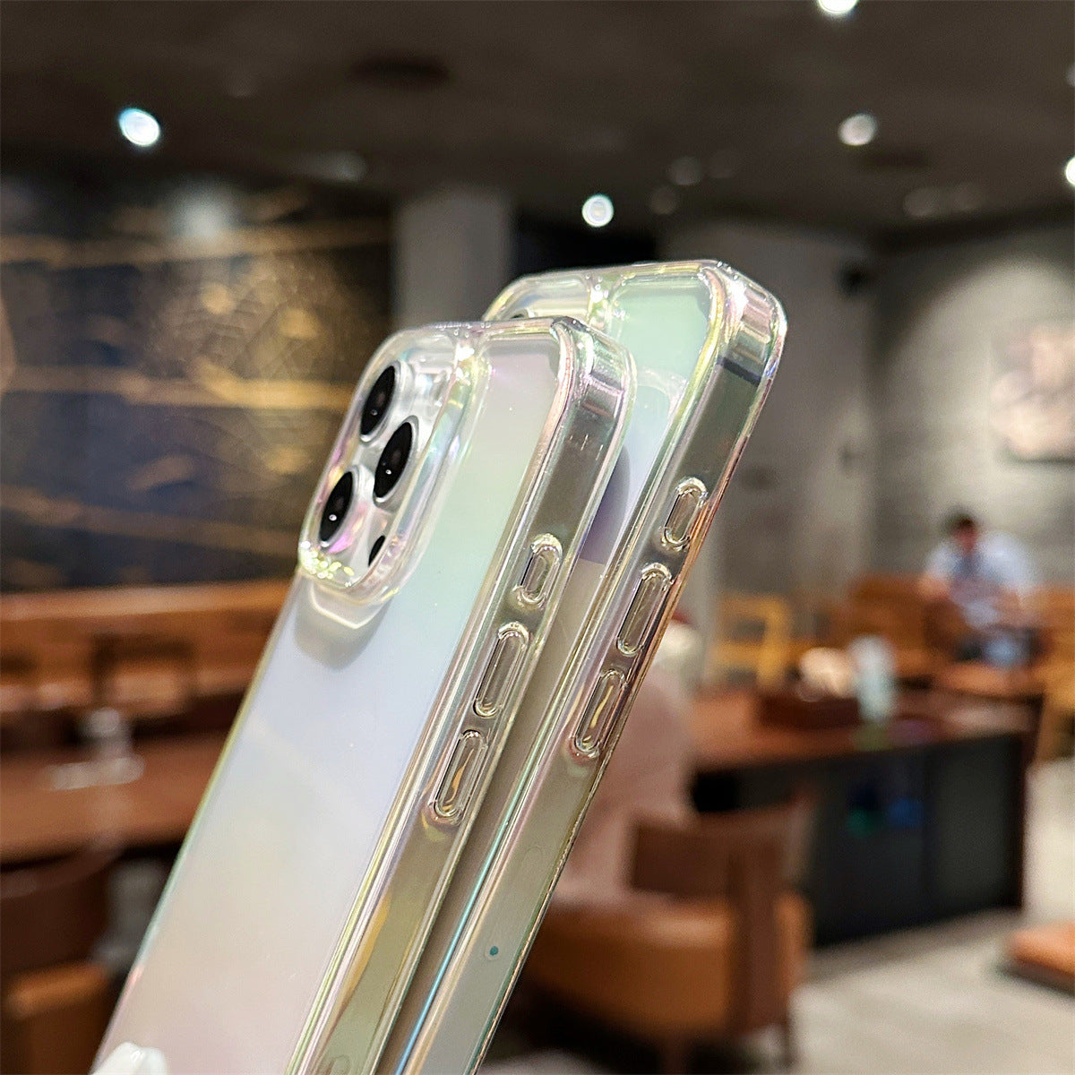 Multicolour Premium Clear Apple iPhone Cover
