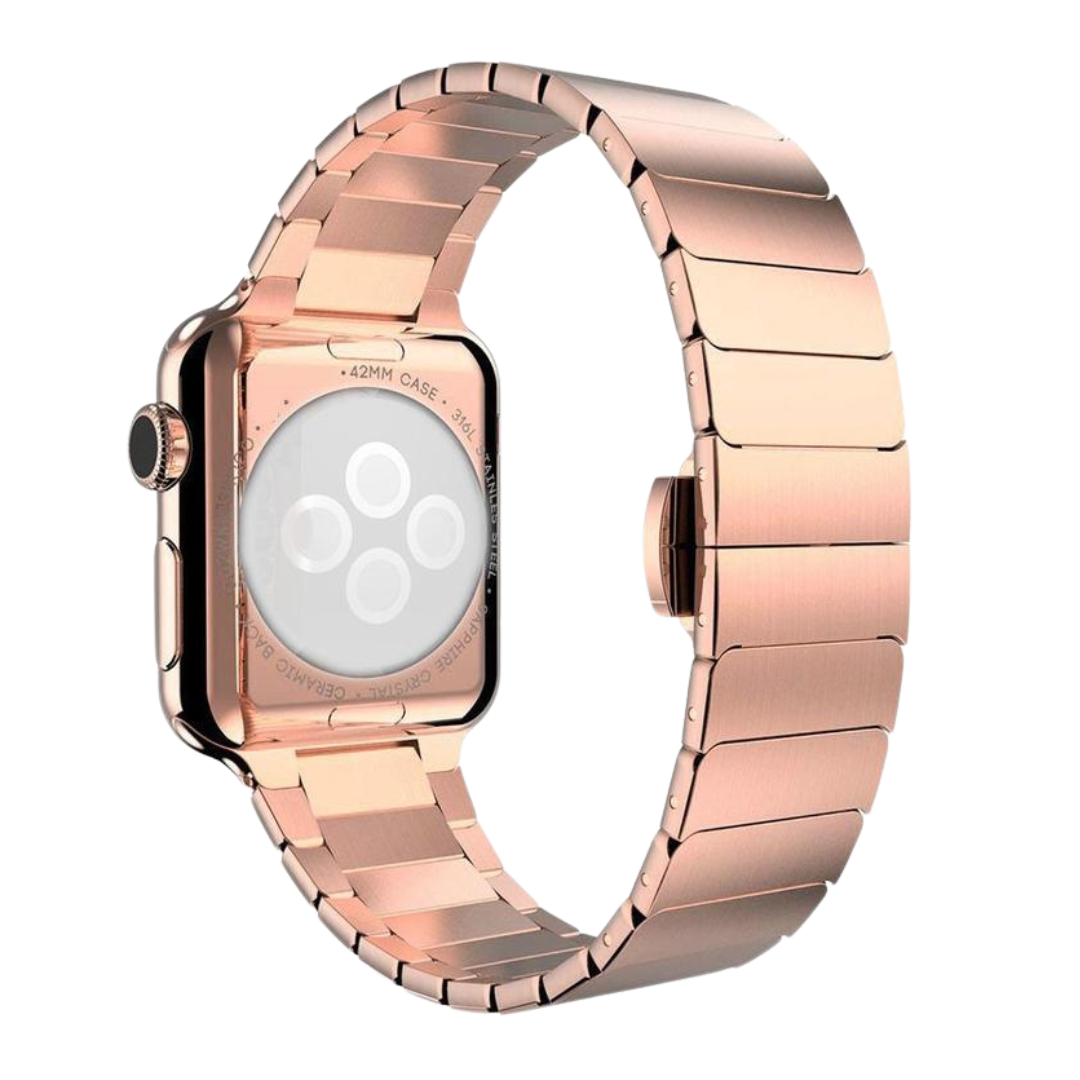 One Bead Butterfly Buckle Apple Watch Strap