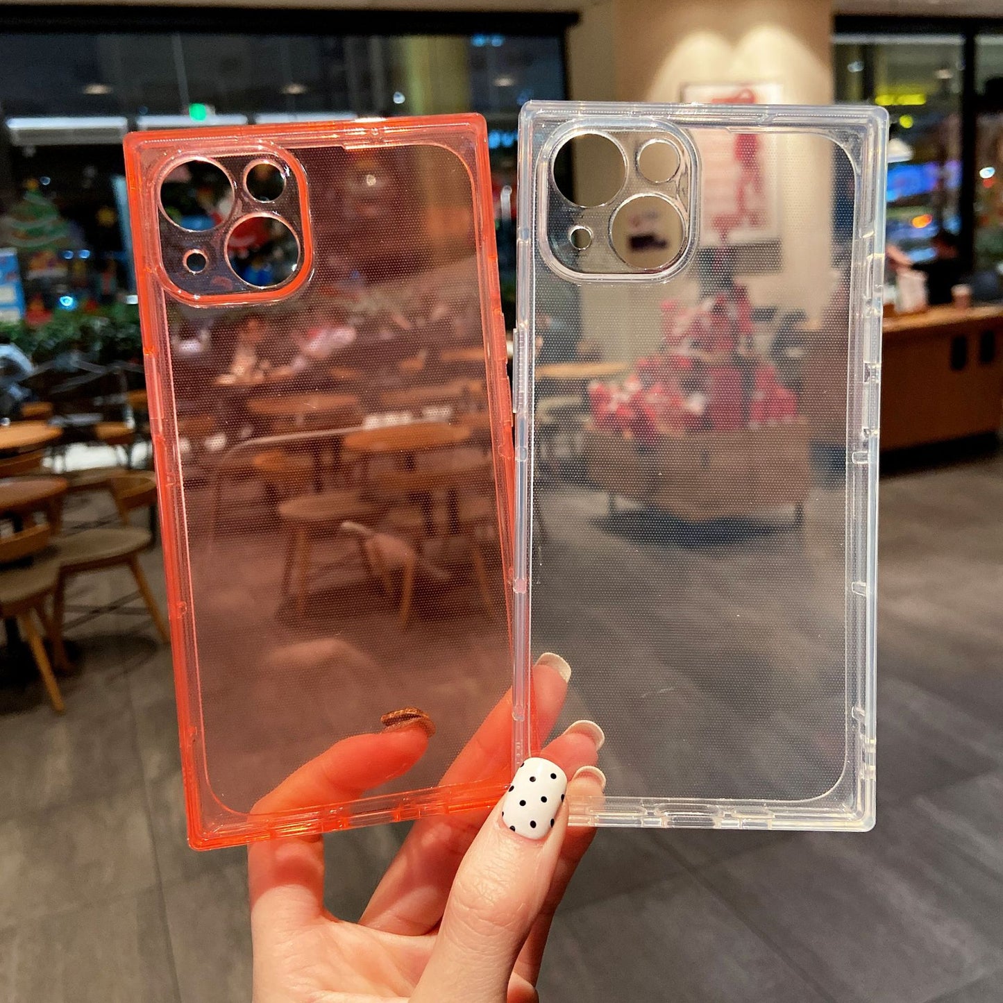 Square Fluorescent Mobile Phone Case 13 Protective Case