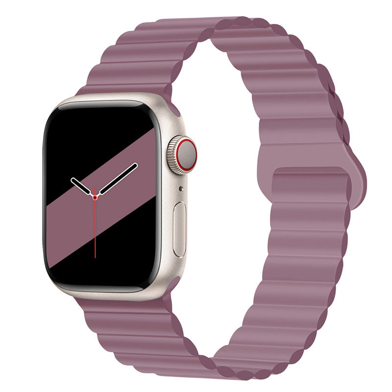 Premium Silicone Full Magnetic Apple Watch Strap