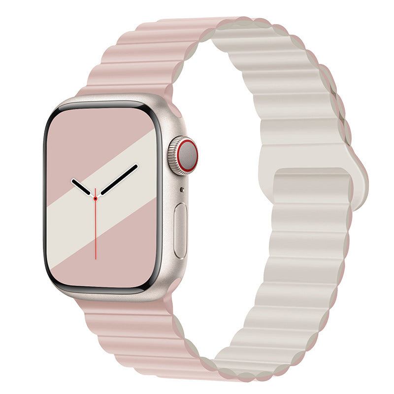 Premium Silicone Full Magnetic Apple Watch Strap