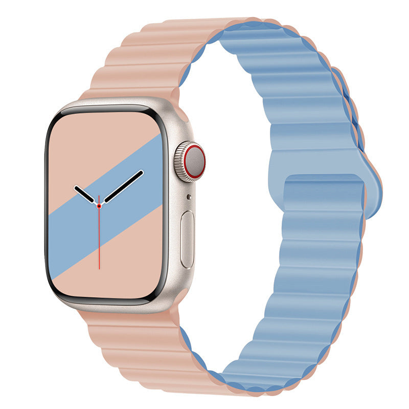 Premium Silicone Full Magnetic Apple Watch Strap