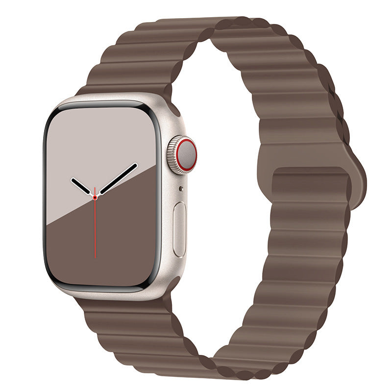 Premium Silicone Full Magnetic Apple Watch Strap
