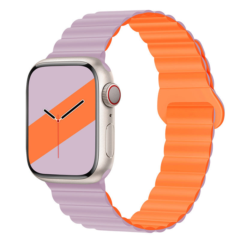 Premium Silicone Full Magnetic Apple Watch Strap
