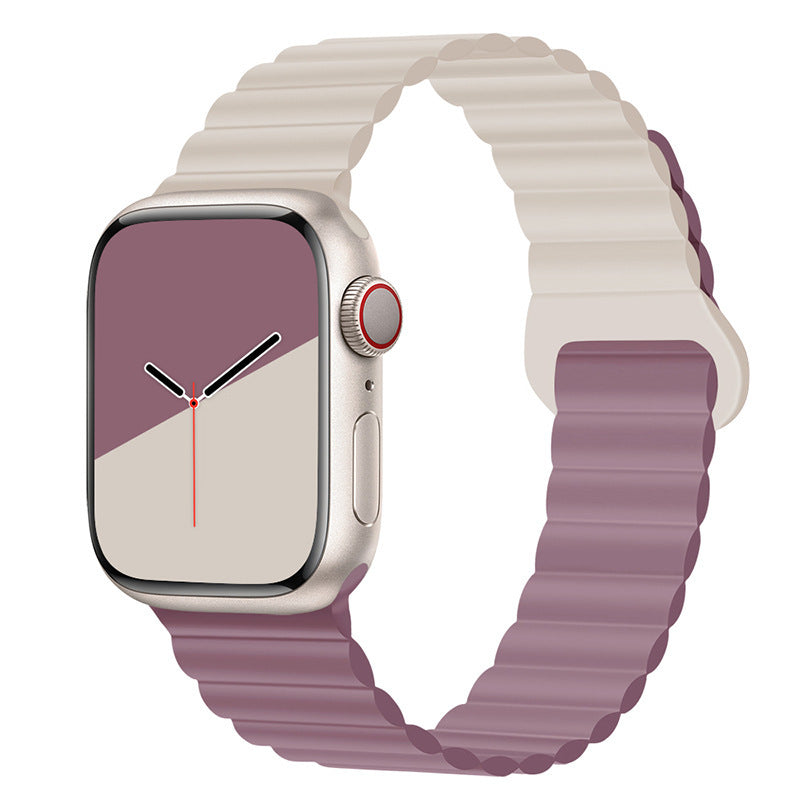 Premium Silicone Full Magnetic Apple Watch Strap