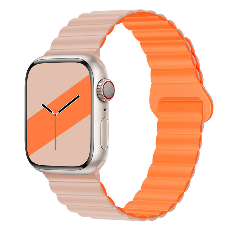 Premium Silicone Full Magnetic Apple Watch Strap